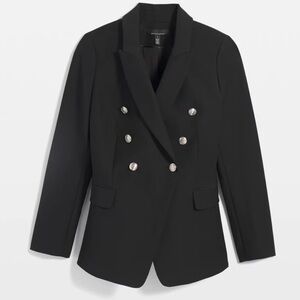 White House Black Market Studio Blazer~Size 4~Black~NWT!!